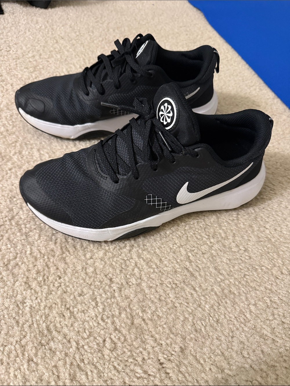 Nike Black and White Men's Athletic Training Sneakers